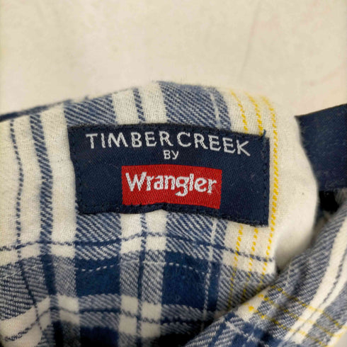 ラングラー Wrangler TIMBER CREEK BY チェック柄オックスフォードシャツ メンズ JPN:L