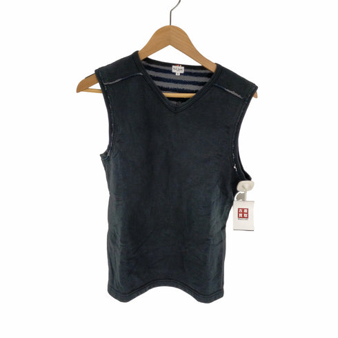 ポールスミス Paul Smith 裏起毛ボーダー スウェット ベスト メンズ import:M