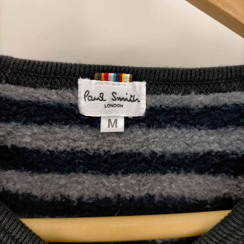 ポールスミス Paul Smith 裏起毛ボーダー スウェット ベスト メンズ import:M