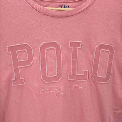 ポロラルフローレン POLO RALPH LAUREN フロントデザイン クルーネック 半袖Tシャツ レディース JPN:XS