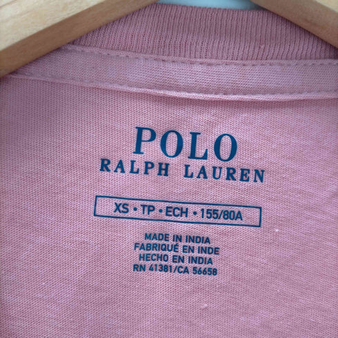 ポロラルフローレン POLO RALPH LAUREN フロントデザイン クルーネック 半袖Tシャツ レディース JPN:XS