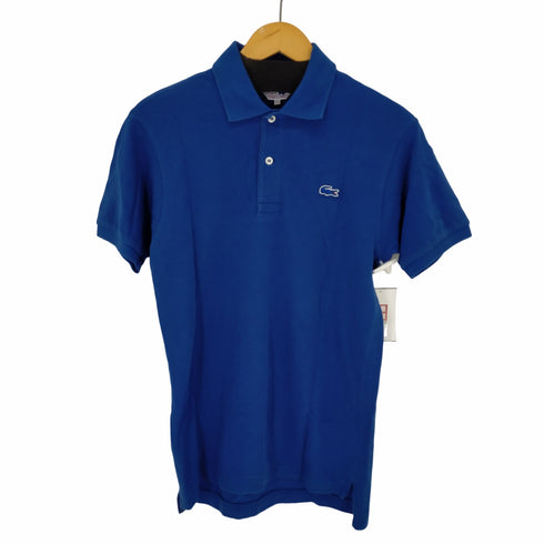 ラコステ LACOSTE ポロシャツ 半袖 ロゴ 青ワニ レディース JPN:1
