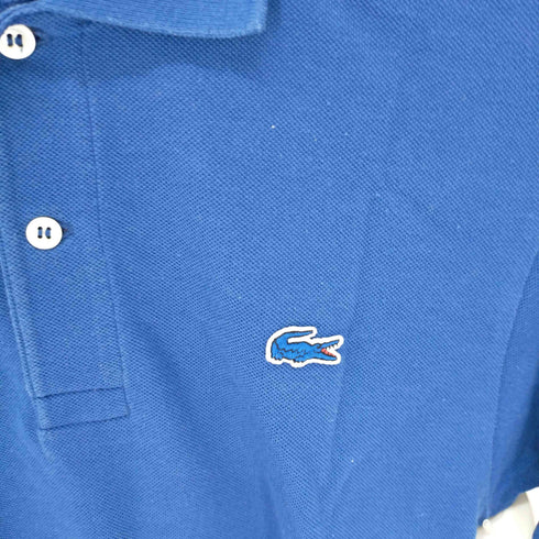 ラコステ LACOSTE ポロシャツ 半袖 ロゴ 青ワニ レディース JPN:1