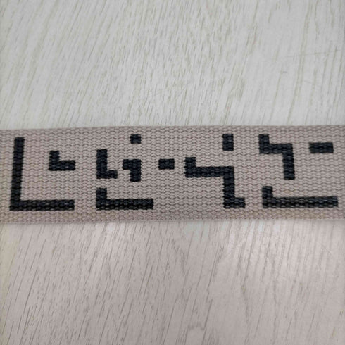 エトセンス ETHOSENS LOGO BELT メンズ