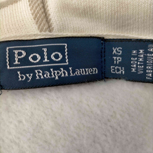 ポロバイラルフローレン Polo by RALPH LAUREN チェック柄 ポロベア デザイン プルオーバーパーカー メンズ JPN:XS