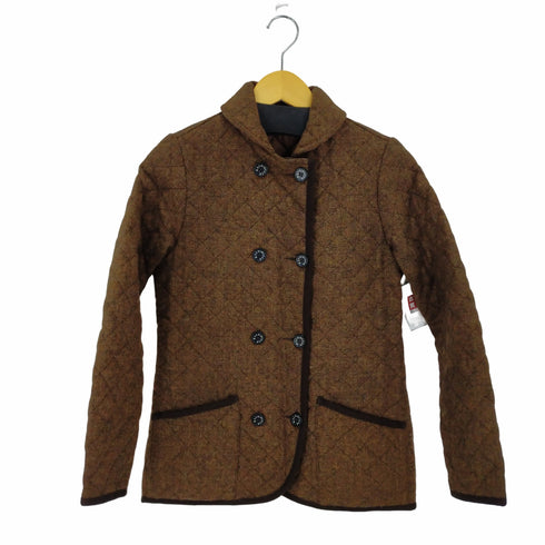 マッキントッシュ Mackintosh キルティングジャケット ダブル 英国製 ウール レディース JPN:34