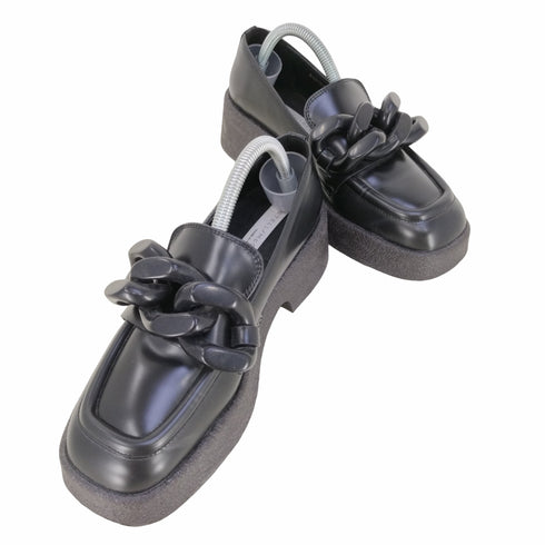 ステラマッカートニー STELLA McCARTNEY Skyla スカイラ モカシン 厚底 プラットフォーム レザーローファー レディース 36