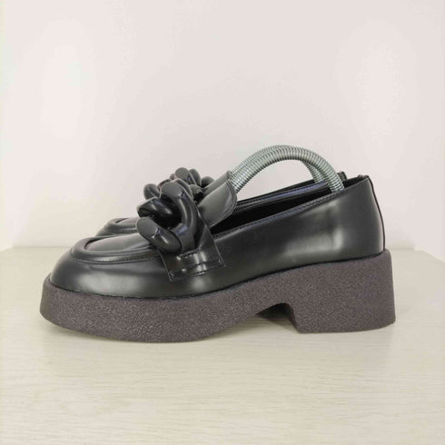 ステラマッカートニー STELLA McCARTNEY Skyla スカイラ モカシン 厚底 プラットフォーム レザーローファー レディース 36