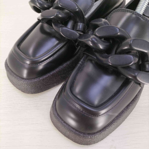 ステラマッカートニー STELLA McCARTNEY Skyla スカイラ モカシン 厚底 プラットフォーム レザーローファー レディース 36