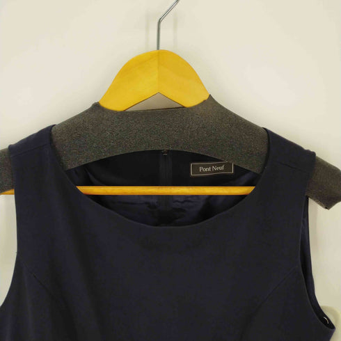 ポンヌフ Pont Neuf ワンピース ロング ノースリーブ リボン レディース JPN:2