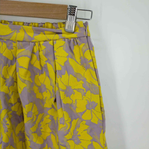 トレフル trefle 21SS キュロット ショートパンツ タック ジャガード レディース FREE