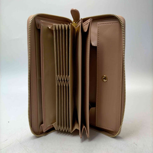 RafiCaro レザー ラウンドジップ 長財布 レディース