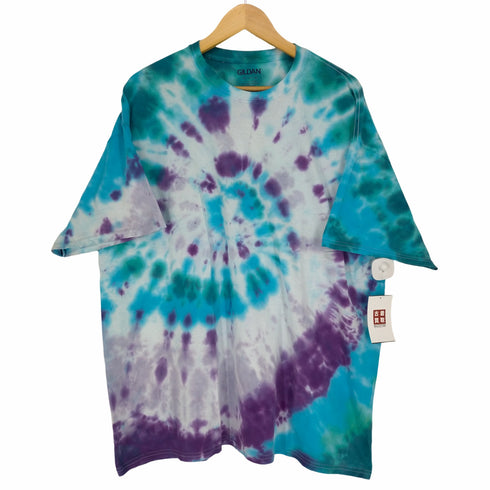 ギルダン GILDAN タイダイ柄クルーネックTシャツ メンズ 2XL