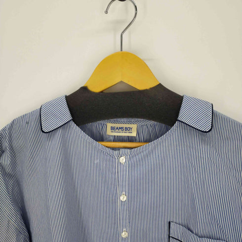 ビームスボーイ BEAMS BOY プルオーバーストライプシャツ レディース ONE SIZE