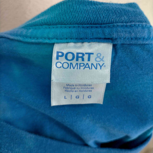 ポートアンドカンパニー PORT and COMPANY SHARKHEADS BILOXI BEACH MS タイダイ柄クルーネックTシャツ メンズ JPN:L