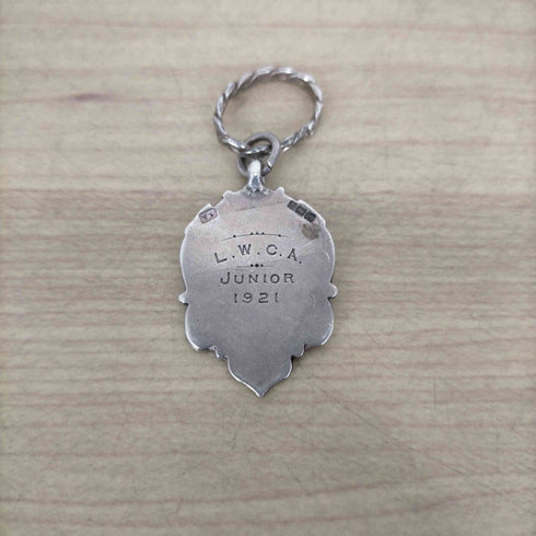 1920S ENGLISH SILVER BIRMINGHAM L.W.C.A.JUNIOR 1921 エンブレムペンダントトップ メンズ