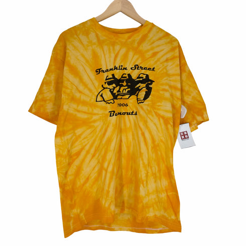 ジャージーズ JERZEES FRANKLIN STREET BURROUTS タイダイ柄クルーネックTシャツ メンズ JPN:XL