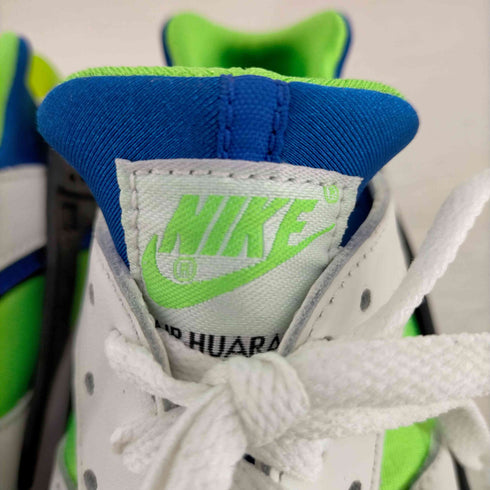 ナイキ NIKE AIR HUARACHE - WHITE/SCREAM GREEN-ROYAL BLUE メンズ JPN:25