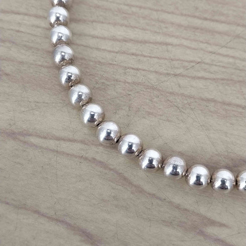ナバホ NAVAJO ナバホパール ネックレス 5mm ENB メンズ