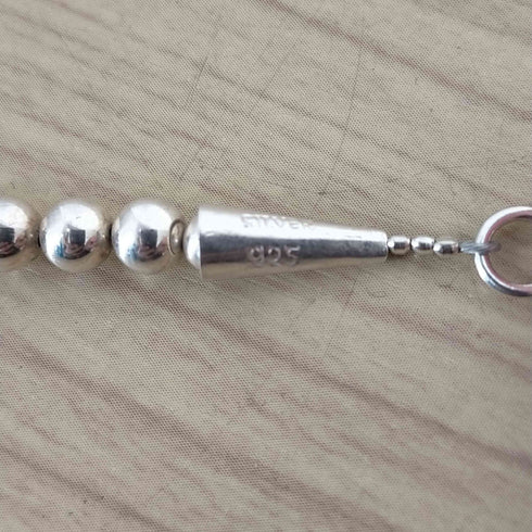 ナバホ NAVAJO ナバホパール ネックレス 5mm ENB メンズ