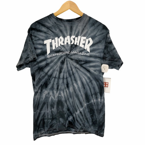 スラッシャー THRASHER マグロゴ タイダイ柄クルーネックTシャツ メンズ JPN:M