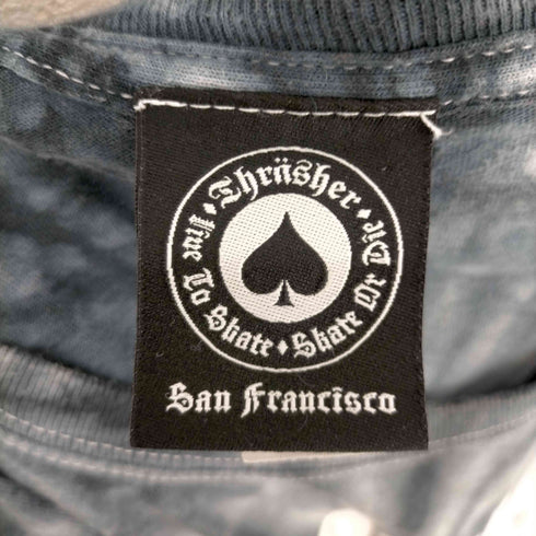 スラッシャー THRASHER マグロゴ タイダイ柄クルーネックTシャツ メンズ JPN:M