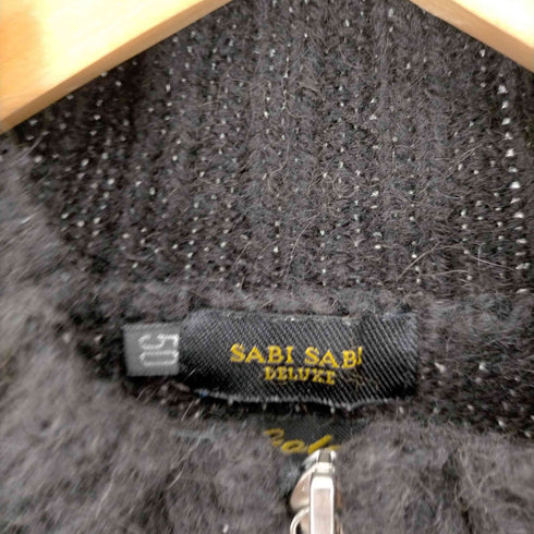 サビサビデラックス SABI SABI DELUXE アルパカ混ジップアップ ニット ドライバーズ メンズ 50