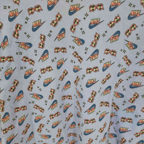 ナイキ NIKE THE NIKE TEE ショート丈カットソー Tシャツ 半袖 総柄 レディース JPN:L