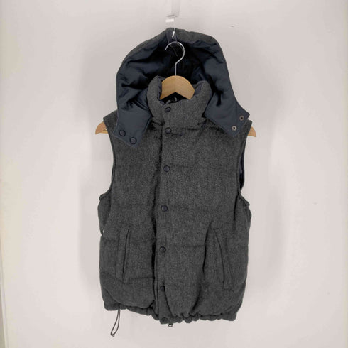 ラグジュアリー ファブリック ムーン Luxury Fabric by MOON リバーシブル ダウン ベスト ジャケット メンズ import:M