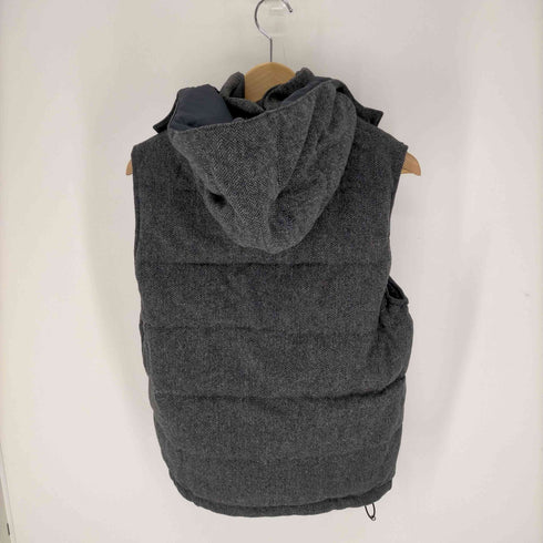 ラグジュアリー ファブリック ムーン Luxury Fabric by MOON リバーシブル ダウン ベスト ジャケット メンズ import:M