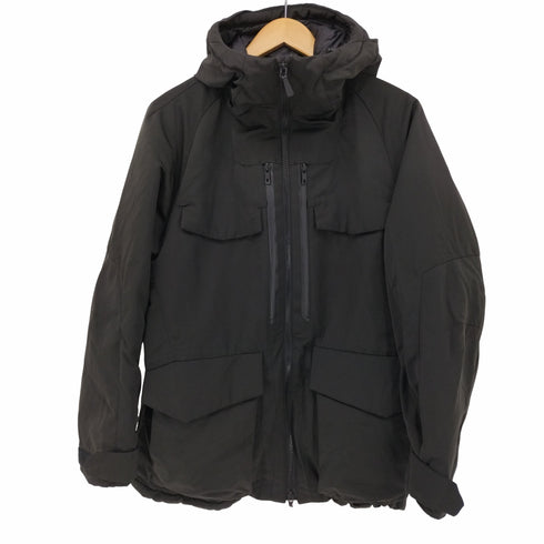ホワイトマウンテニアリング WHITE MOUNTAINEERING ハイブリッド ダウン オーバーサイズ パーカ フルジップ フード ジャケット メンズ JPN:S
