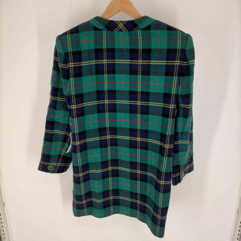 an ROBE LTD missan ウールナイロン チェック ジャケット レディース 11