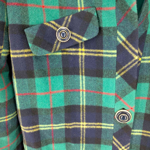an ROBE LTD missan ウールナイロン チェック ジャケット レディース 11