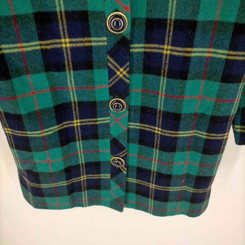 an ROBE LTD missan ウールナイロン チェック ジャケット レディース 11