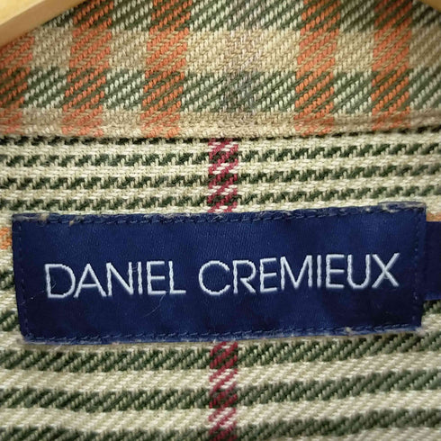 ダニエルクレミュ DANIEL CREMIEUX エルボーパッチネルシャツ メンズ M