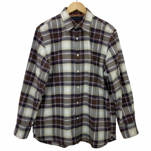 トミーヒルフィガー TOMMY HILFIGER エルボーパッチネルシャツ メンズ L