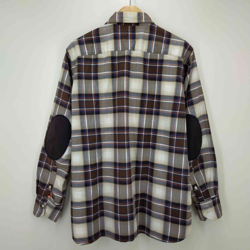 トミーヒルフィガー TOMMY HILFIGER エルボーパッチネルシャツ メンズ L
