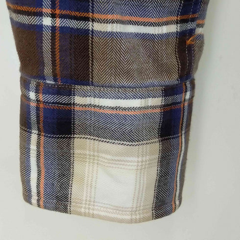 トミーヒルフィガー TOMMY HILFIGER エルボーパッチネルシャツ メンズ L