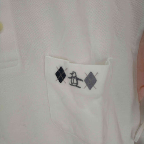 マンシングウェア Munsingwear Glandslam ポロシャツ 半袖 刺繍 ラメ 切替 ヴィンテージ メンズ SA