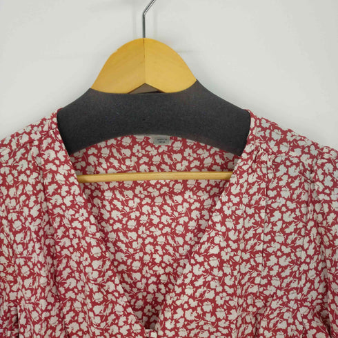 オールセインツ ALLSAINTS 花柄 ワンピース 五分袖 ひざ丈 レディース JPN:M