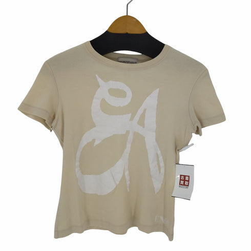 エンポリオアルマーニ EMPORIO ARMANI Tシャツ カットソー 半袖 プリント レディース import:S