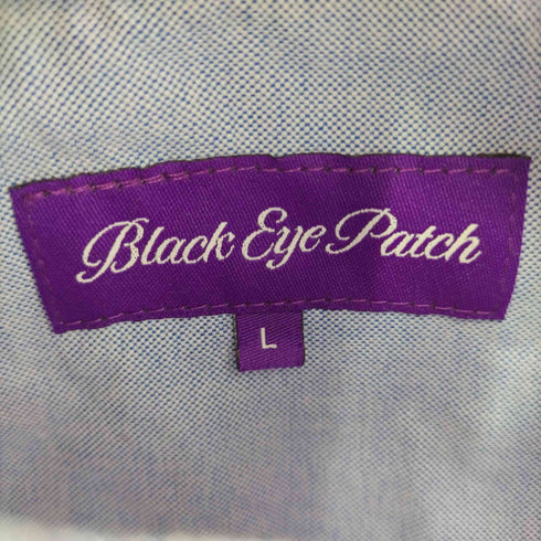 ブラックアイパッチ Black Eye Patch HWC PATCHED OXFORD SHIRT メンズ JPN:L