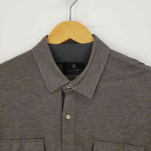 ランバン LANVIN COLLECTION カジュアルシャツ 半袖 ストレッチ レディース JPN:L