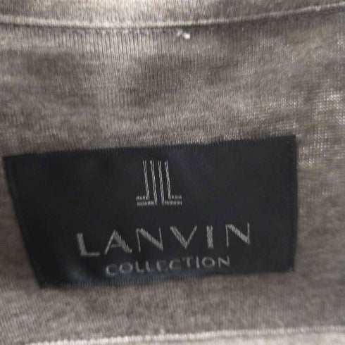 ランバン LANVIN COLLECTION カジュアルシャツ 半袖 ストレッチ レディース JPN:L