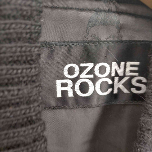 オゾンロックス OZONE ROCKS 00S 袖レザー ウール スタジャン メンズ JPN:M