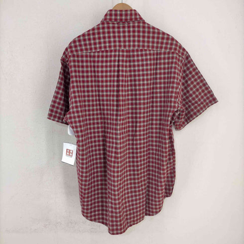 トミーヒルフィガー TOMMY HILFIGER 刺繍ロゴ チェック ボタンダウンシャツ メンズ import:M