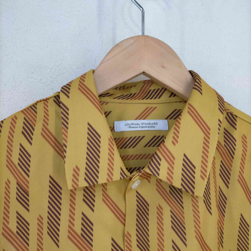 ジャーナルスタンダード JOURNAL STANDARD GEOM PATTERN ジオメパターン ワイドシルエット半袖シャツ メンズ JPN:S