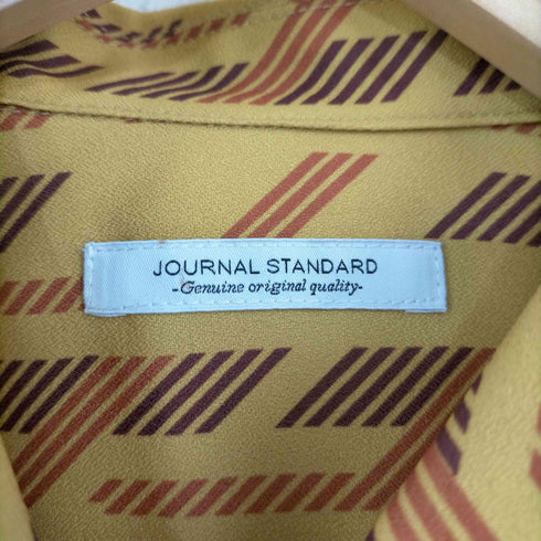 ジャーナルスタンダード JOURNAL STANDARD GEOM PATTERN ジオメパターン ワイドシルエット半袖シャツ メンズ JPN:S