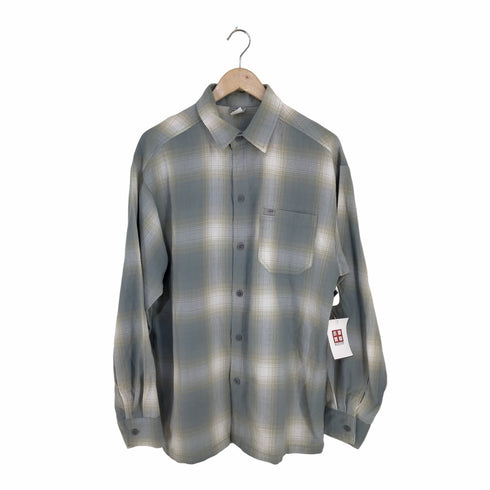 キャルトップ CALTOP USA製 オンブレチェック LONG SLEEVE SHIRT メンズ import:S