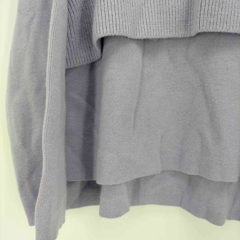 マウジー moussy LAYERED RIB セーター レディース FREE